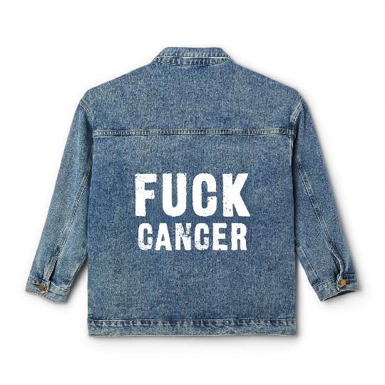 Fuck Cancer Classic Women's Denim Jackets