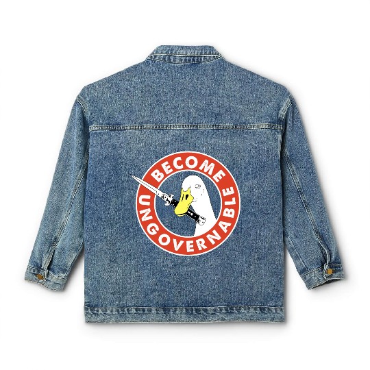 Become Ungovernable Goose Knife Classic Women's Denim Jackets