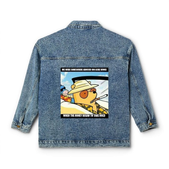 Can't stop here, its pooh country Classic Women's Denim Jackets