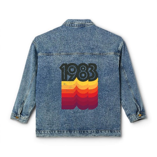 80S Style 39Th 1983 Classic Women's Denim Jackets