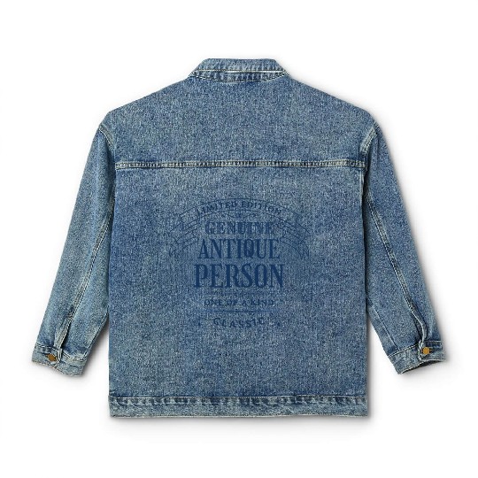 Senior Citizen For 70S 80S 90S Or 100S Classic Women's Denim Jackets