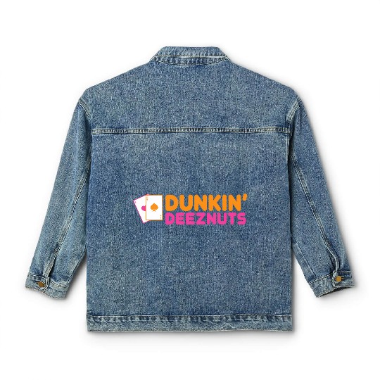 Dunkin Deez-Nuts Pocket Aces Classic Women's Denim Jackets