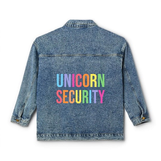 Uorn Security Dad Mom Daughter Classic Women's Denim Jackets