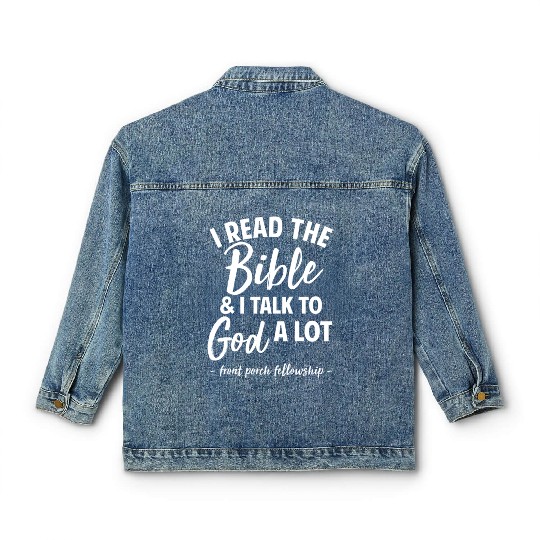 Front Porch Fellowship Bible Completion Classic Women's Denim Jackets