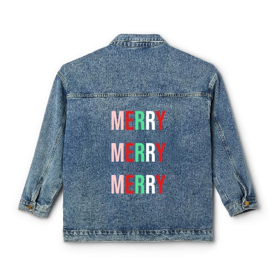 Merry Merry Merry Classic Women's Denim Jackets