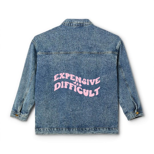 Expensive And Difficult Bougie Bougee Preppy Classic Women's Denim Jackets