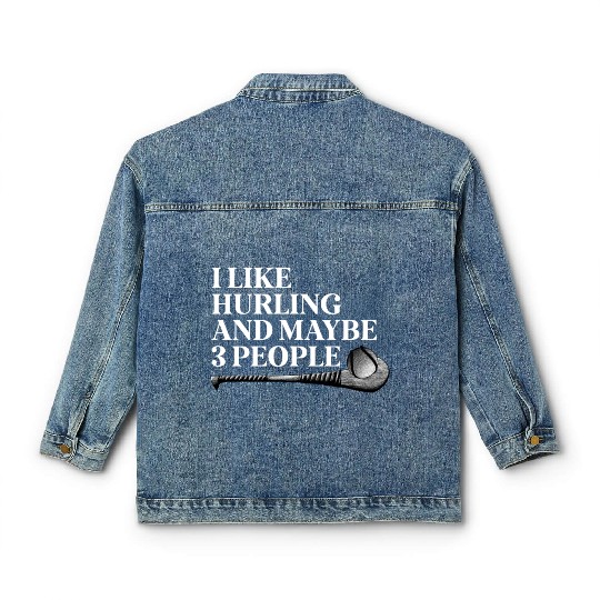 Irish Hurling Hurling Team Ireland Play Hurling Classic Women's Denim Jackets
