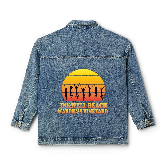 Inkwell Beach Oak Bluffs Martha'S Vineyard Ma Classic Women's Denim Jackets