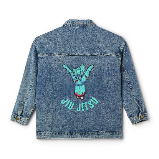 Brazilian Jiu-Jitsu Bjj Classic Women's Denim Jackets Hang Loose
