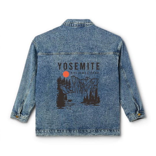 Yosemite National Park Classic Women's Denim Jackets