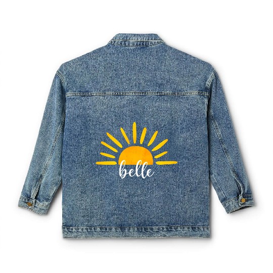 Belle Of The First Trip Around The Sun Classic Women's Denim Jackets