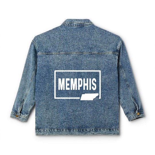 Memphis Tennessee Tn - Home Hometown Vacation Classic Women's Denim Jackets