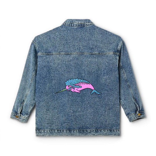 Seapoodle Narwhal Classic Women's Denim Jackets