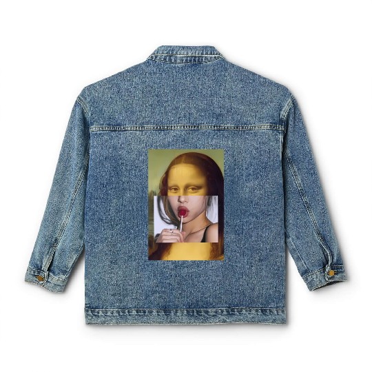 Mona Lisa Lollipop Mona Lisa Classic Women's Denim Jackets