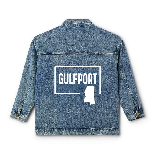 port Mississippi Ms - Home Hometown Vacation Classic Women's Denim Jackets