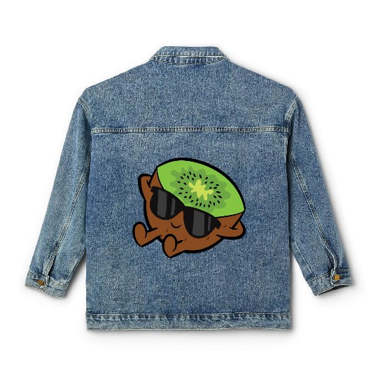Kiwi Fruit Relang Lazy Kiwi Classic Women's Denim Jackets