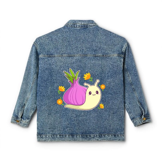 Aesthetic Kawaii Onion Classic Women's Denim Jackets
