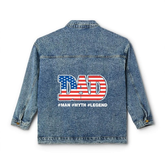 American Dad Unisex Classic Women's Denim Jackets Father Day