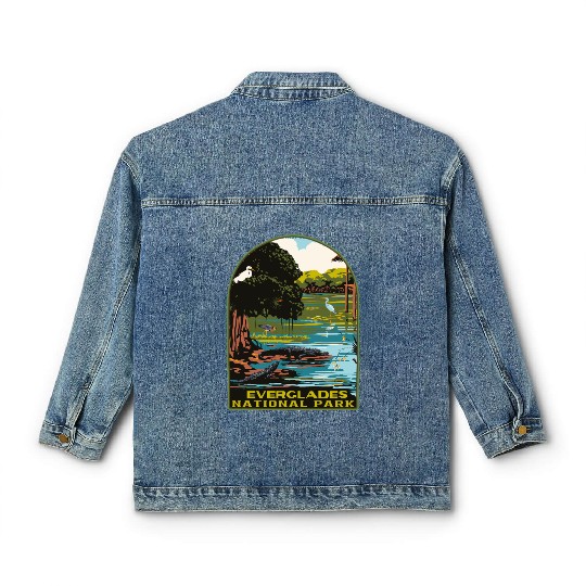 everglades national park Classic Women's Denim Jackets