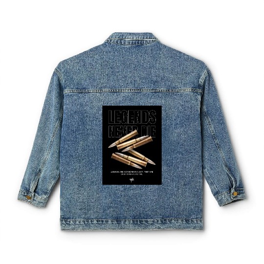 Legends Never Die Classic Women's Denim Jackets