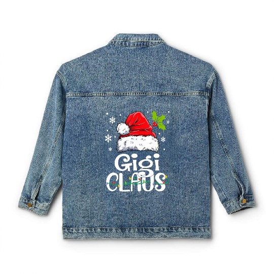 Gigi Claus Family Pj Classic Women's Denim Jackets