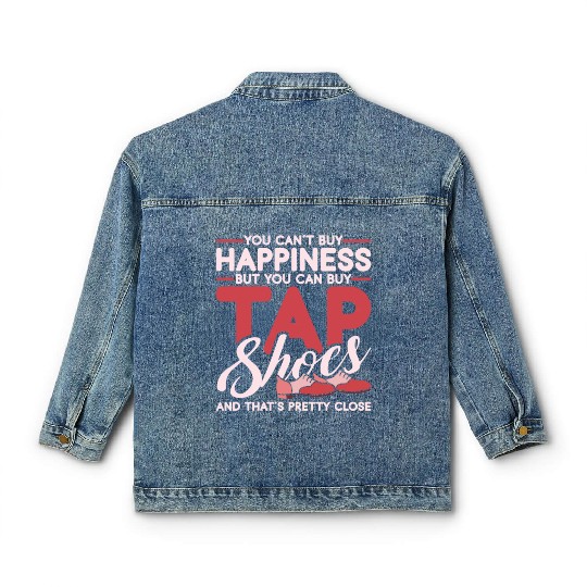 Tap Dance Tap Dancer Classic Women's Denim Jackets