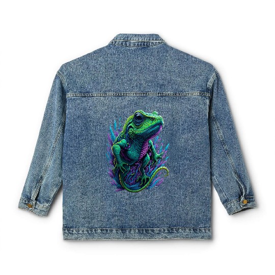 Neon Lizard Colourful Classic Women's Denim Jackets
