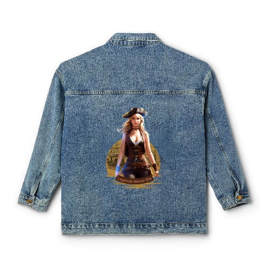 Legends Never Die Classic Women's Denim Jackets