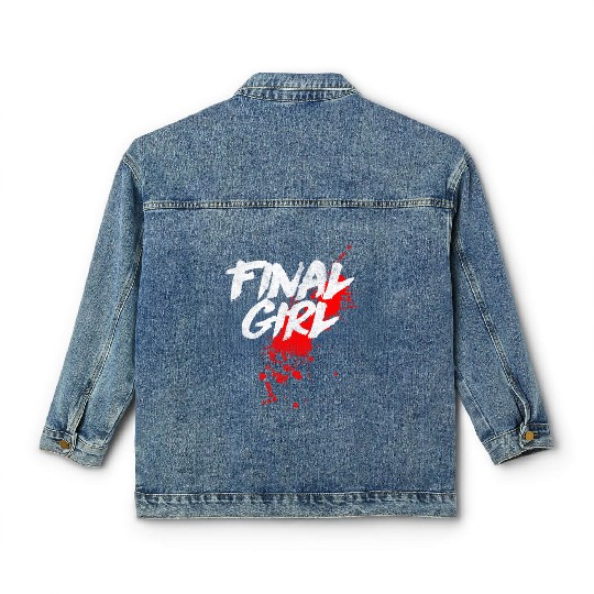 Final Horror Movie Slasher Film Classic Women's Denim Jackets