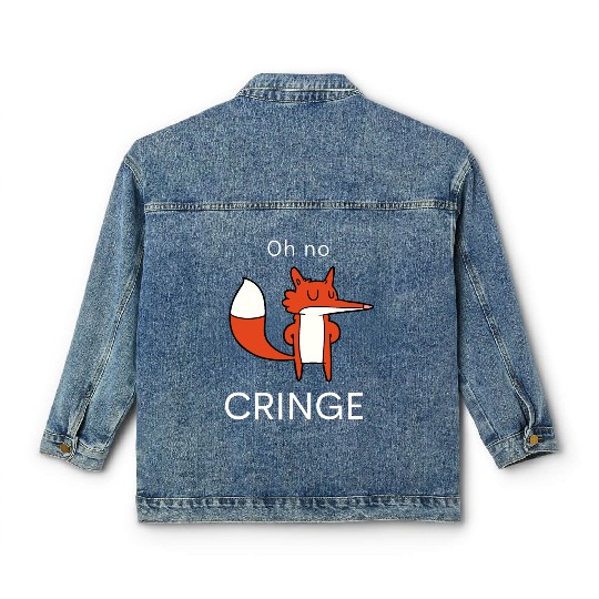 Oh no Cringe Classic Women's Denim Jackets