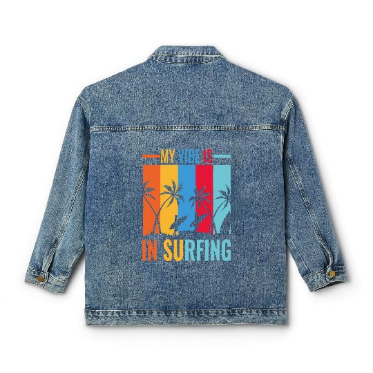 In surfing Classic Women's Denim Jackets