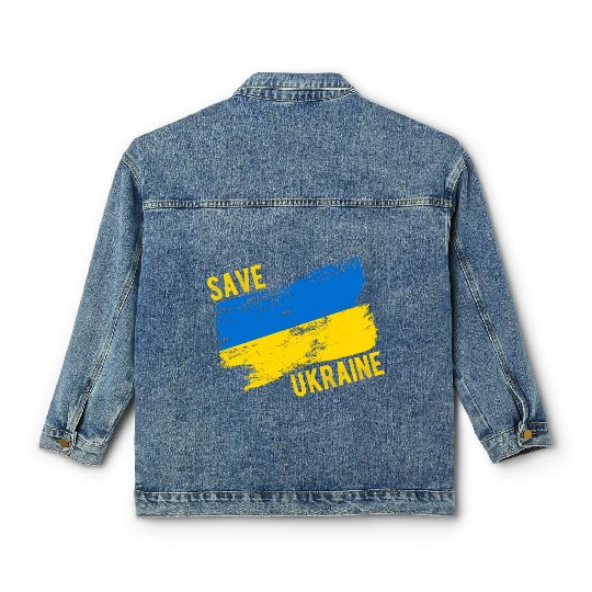 Save Ukraine Classic Women's Denim Jackets