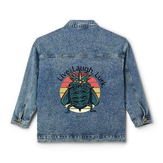 Live Laugh Lurk Classic Women's Denim Jackets