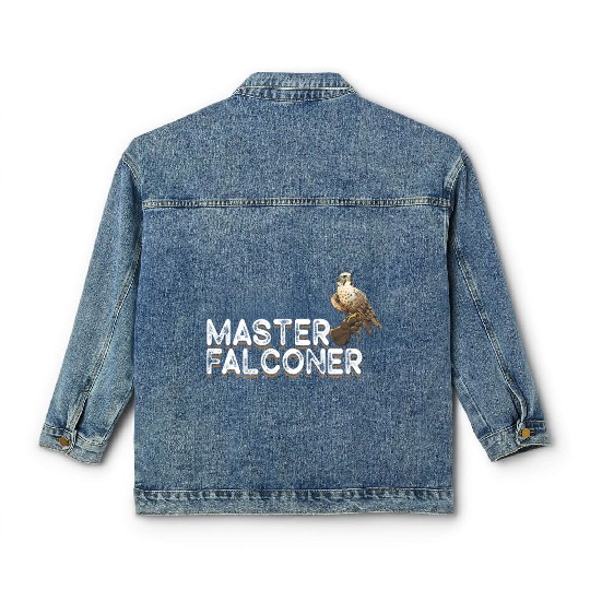 Falconry Bird Falcon Hunting Falconer Classic Women's Denim Jackets