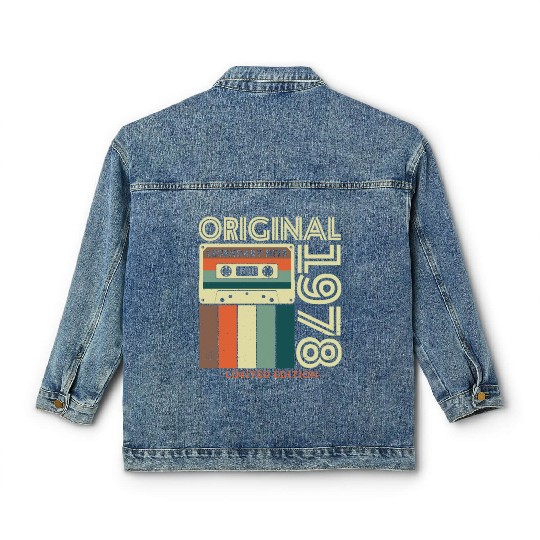 Vintage 1978 Birthday Gift Classic Women's Denim Jackets