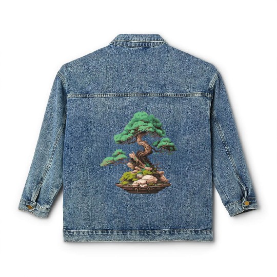 bonsai Japanese Art Classic Women's Denim Jackets