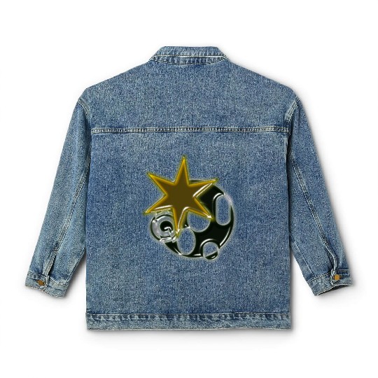 Yellow Star Classic Women's Denim Jackets