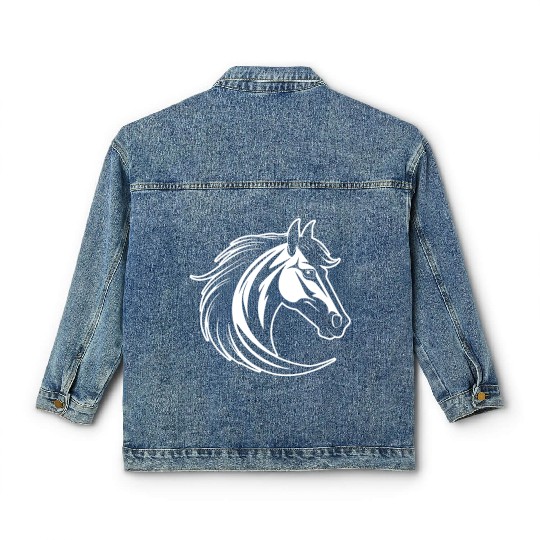Horse Equine Pony Classic Women's Denim Jackets