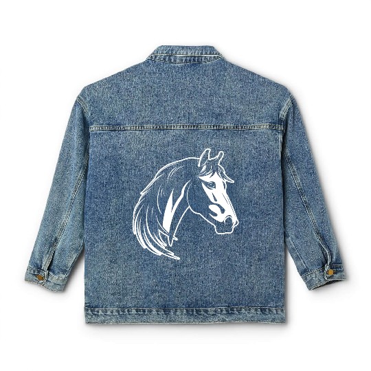 Horse Equine Pony Classic Women's Denim Jackets