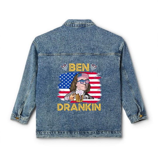 Ben Drankin US President Independence Day Classic Women's Denim Jackets