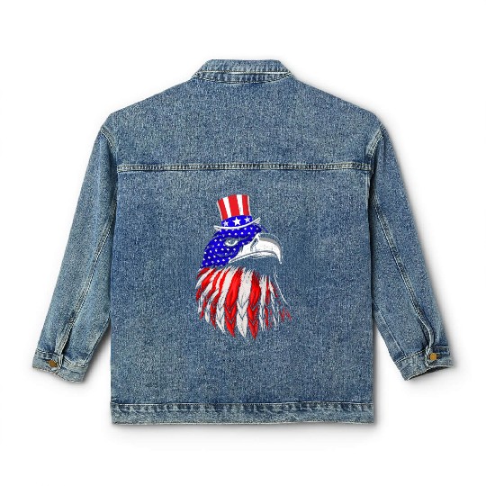 America Eagle USA Patriots American Pride Classic Women's Denim Jackets