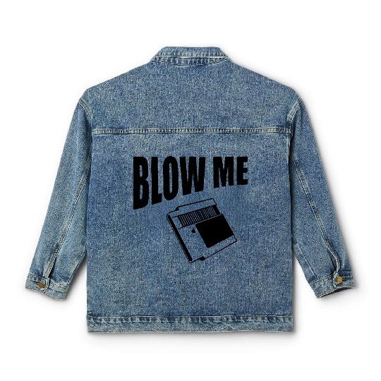 Blow Me Video Game Classic Women's Denim Jackets
