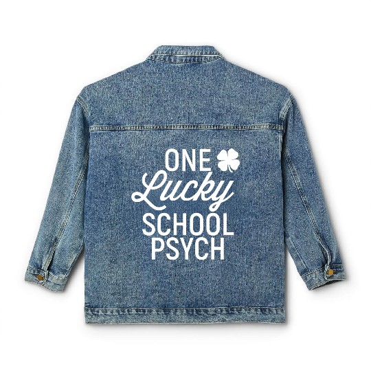School Psychologist 80s green Classic Women's Denim Jackets