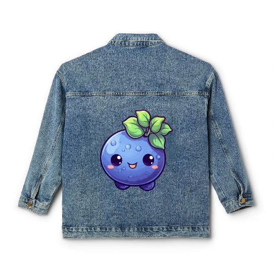 Blueberry kawaii Classic Women's Denim Jackets