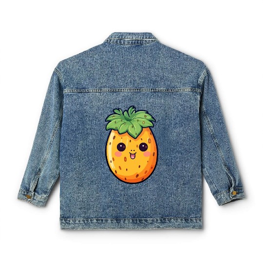Papaya kawaii Classic Women's Denim Jackets