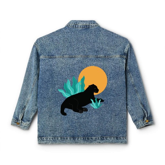 Sunday Chillout With Black Panther Classic Women's Denim Jackets