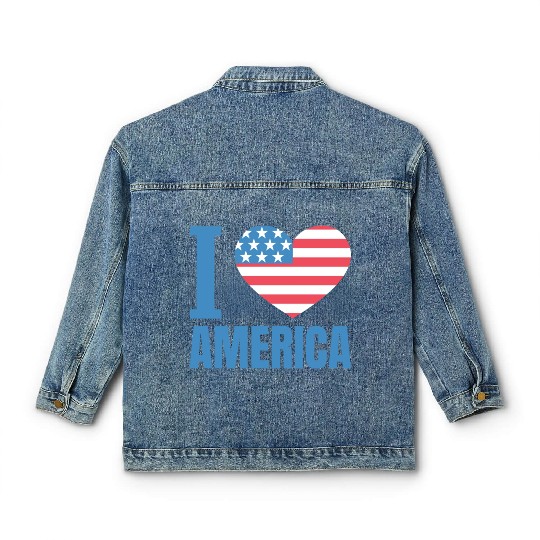 I Love America Classic Women's Denim Jackets