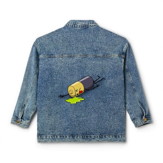 I'm Tired Out Of Battery Tired Mom Tired Dad Low Classic Women's Denim Jackets