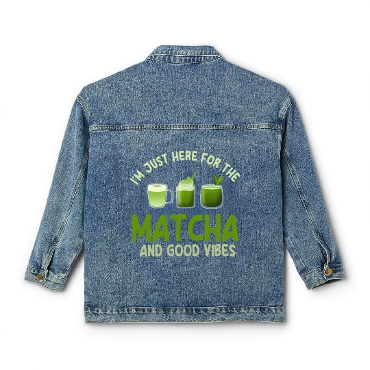 Great Matcha Latte Lover Classic Women's Denim Jackets