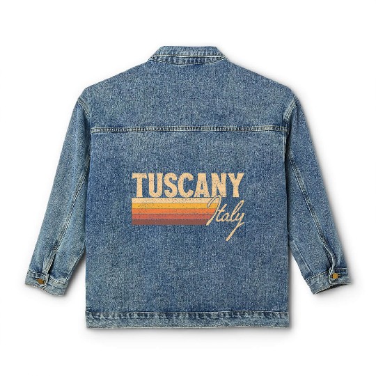 Tuscany Italy Classic Women's Denim Jackets